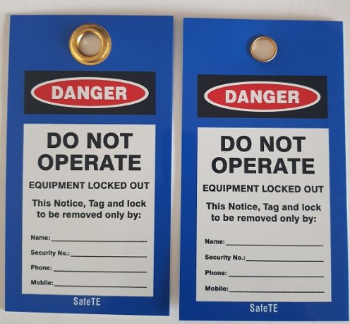 SafeTE Danger Warning & Other Tags 13.4