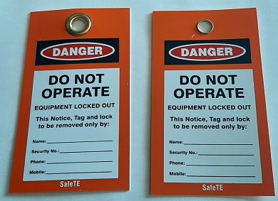 SafeTE Danger Warning & Other Tags 13.3
