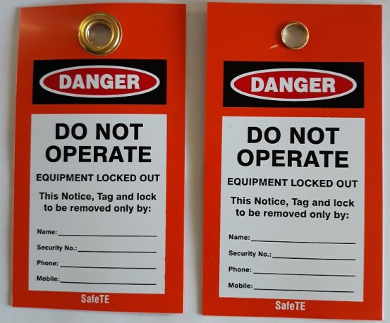 SafeTE Danger Warning & Other Tags 13.1